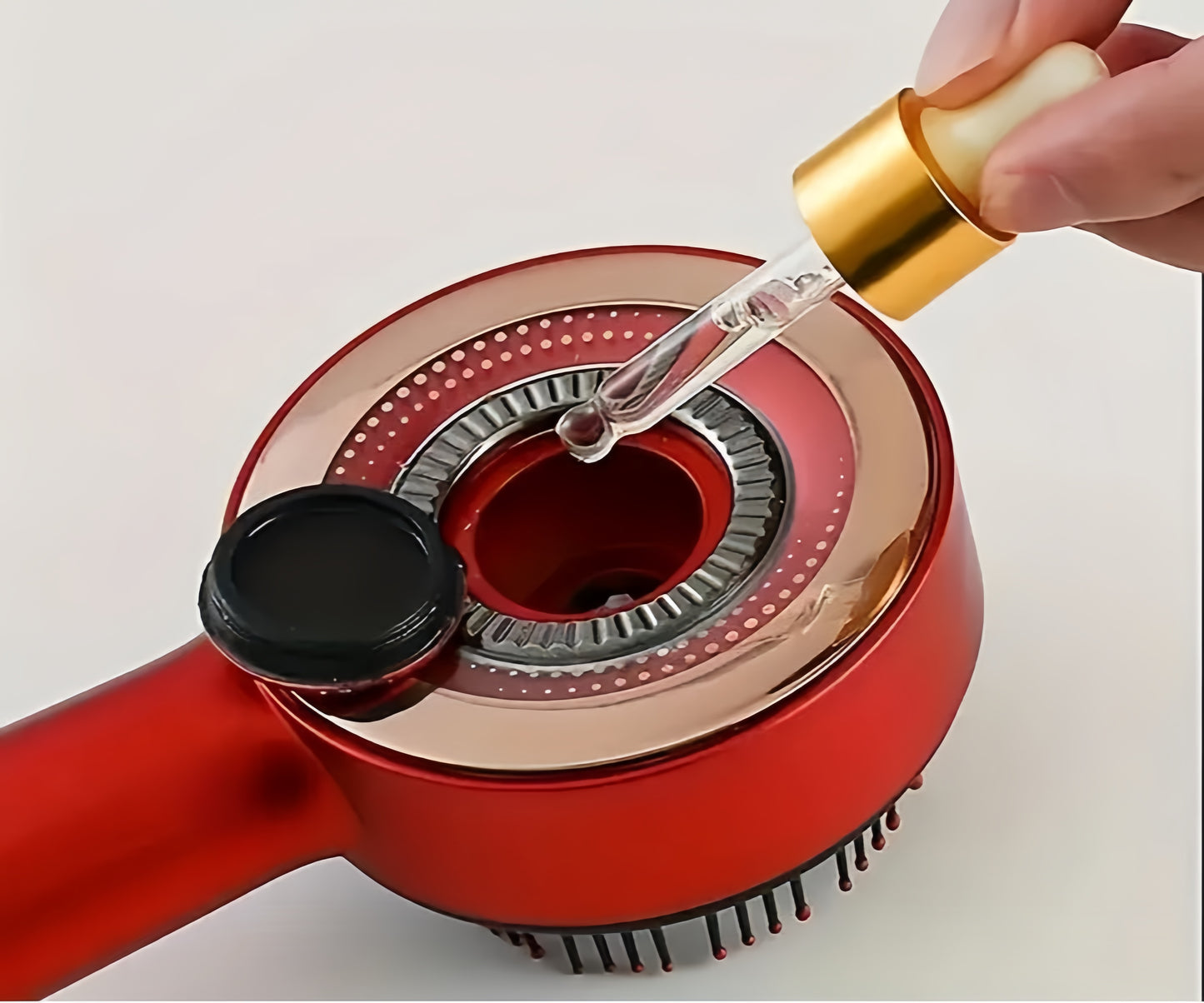NooraGlow™ Red Light Therapy Scalp Massager with Oil Diffusion