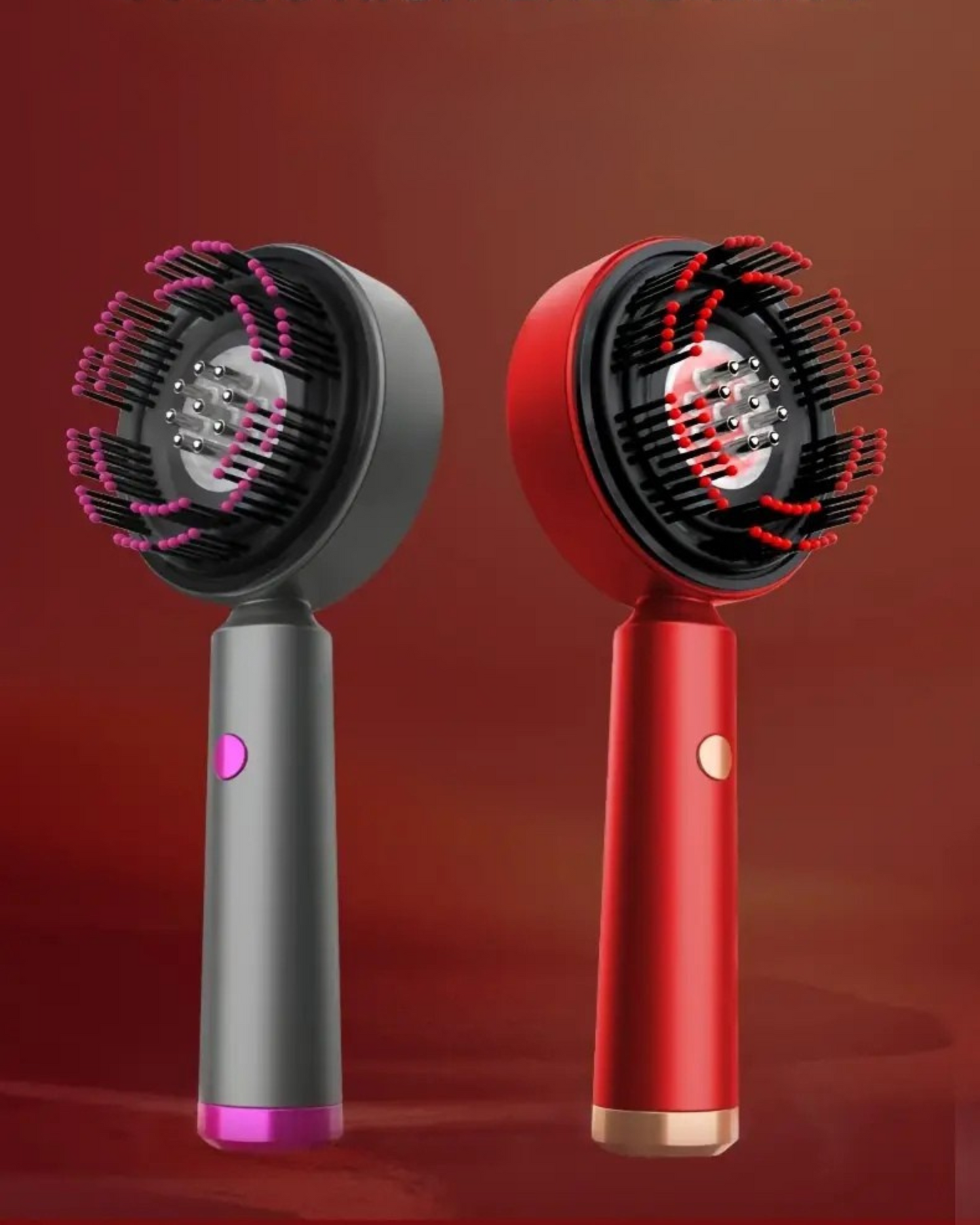 NooraGlow™ Red Light Therapy Scalp Massager with Oil Diffusion