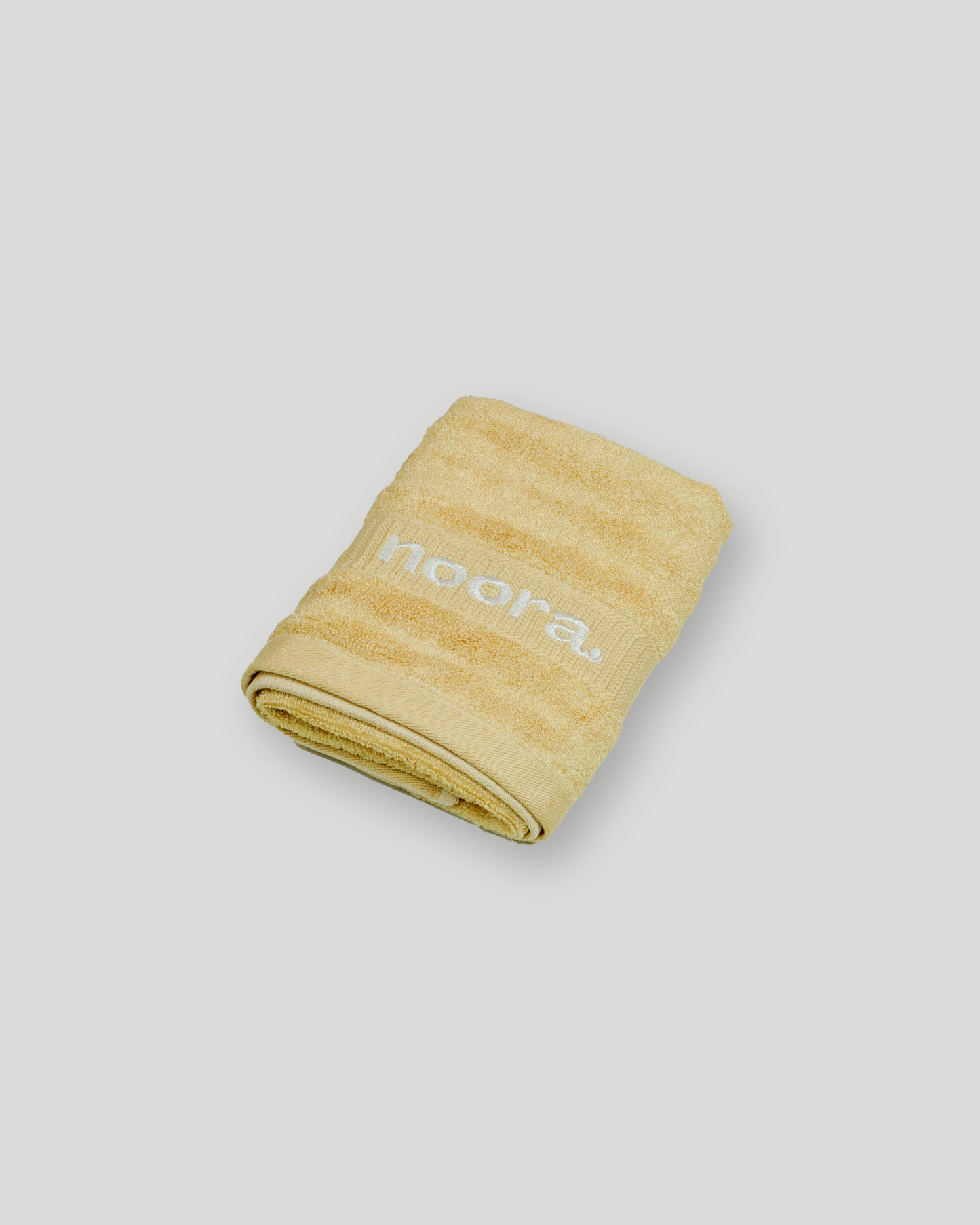Orange bamboo hand towel