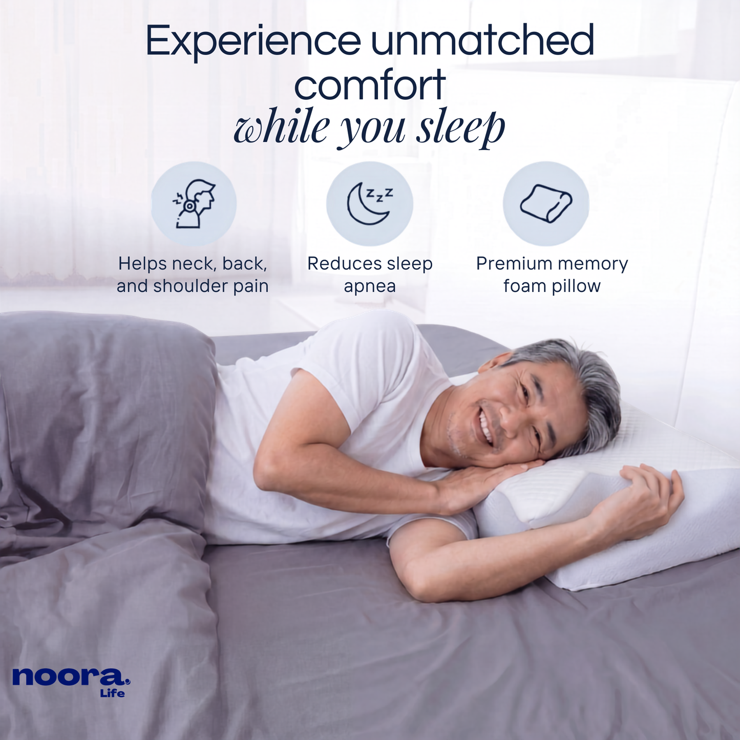 Alignfoam™ Snoring Relief Pillow