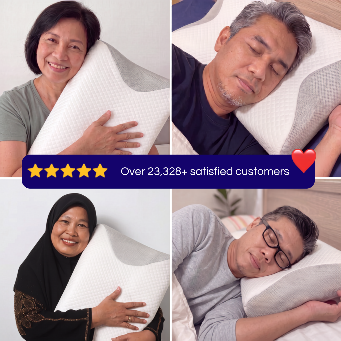 Alignfoam™ Snoring Relief Pillow