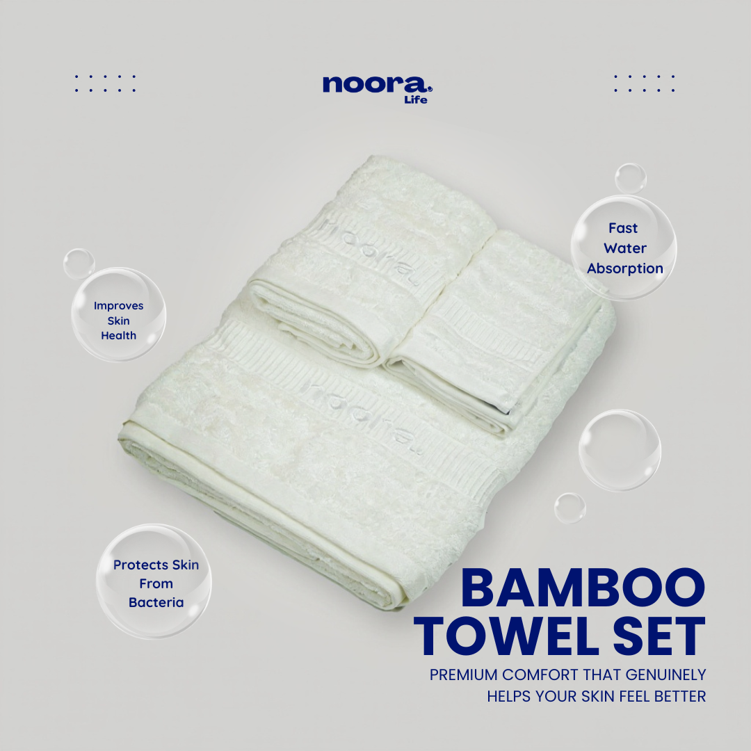 NooraLife™ Bamboo Home Towel Set