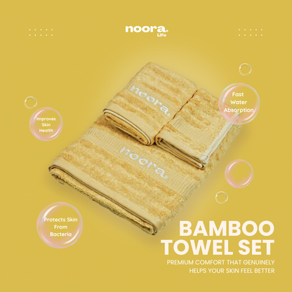 NooraLife™ Bamboo Home Towel Set
