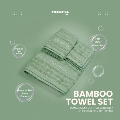 NooraLife™ Bamboo Home Towel Set