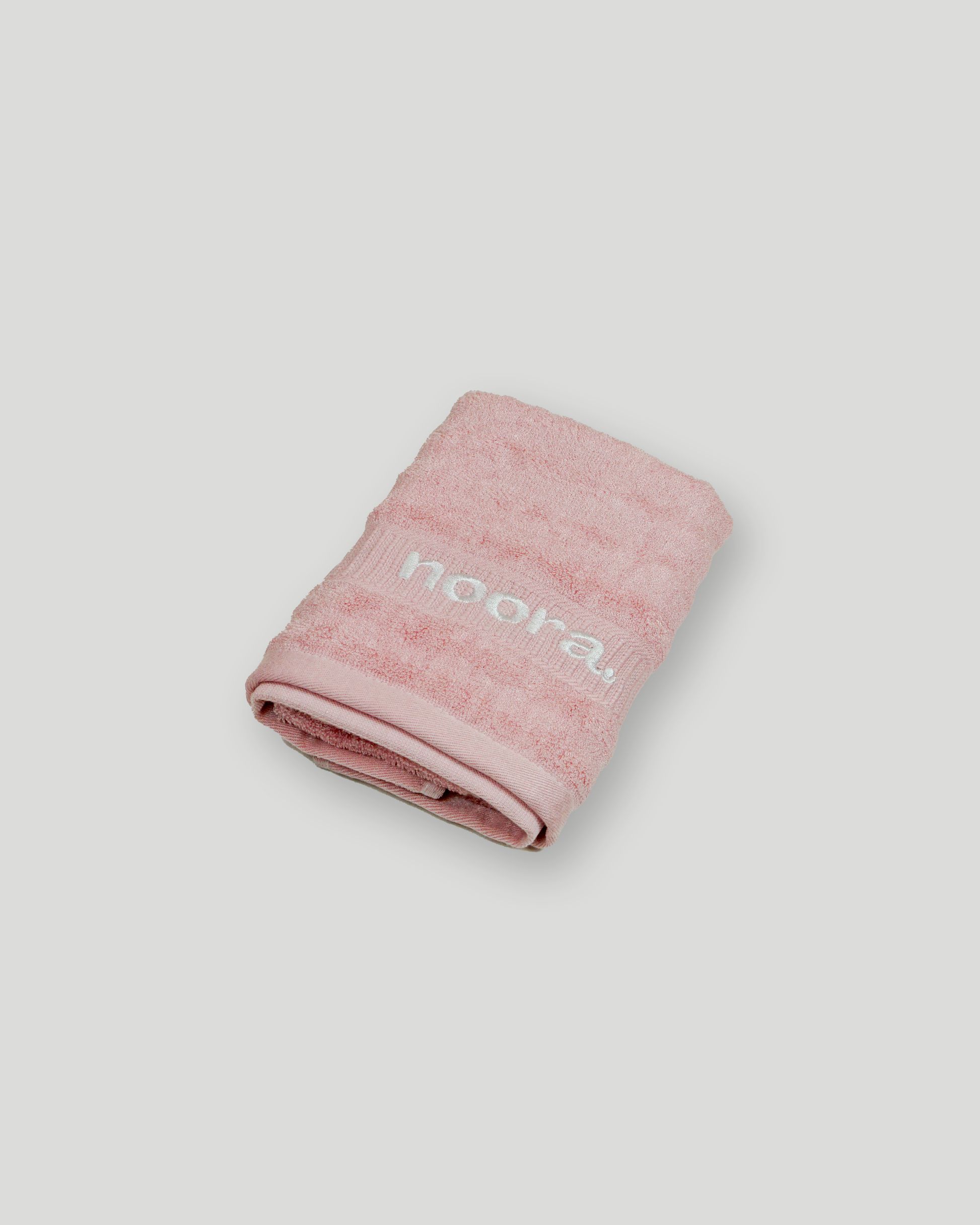 Pink bamboo hand towel