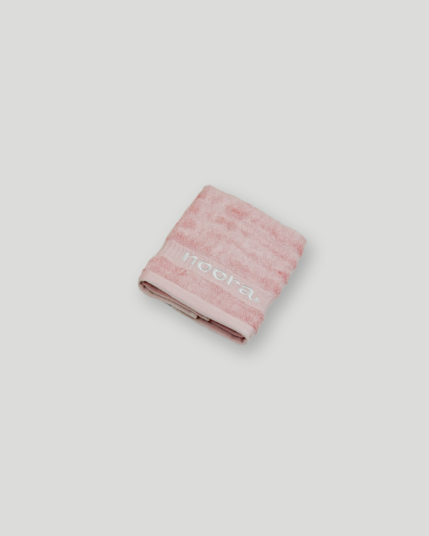 Pink bamboo face towel