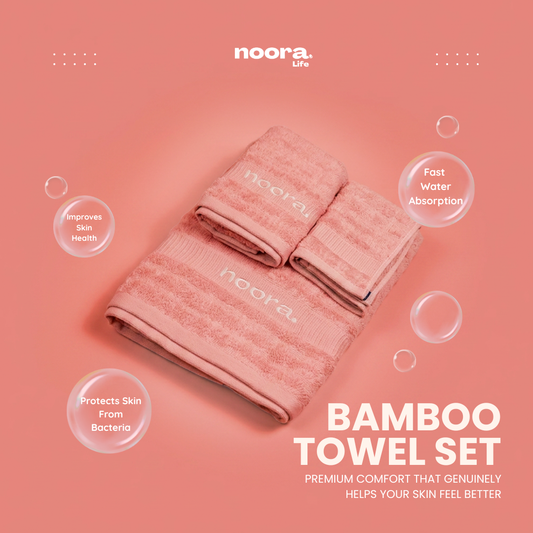 NooraLife™ Bamboo Home Towel Set
