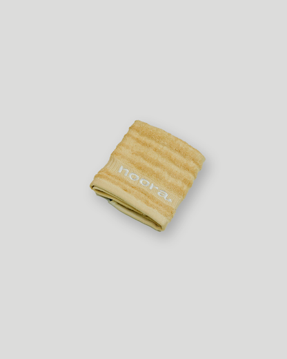 Orange bamboo face towel
